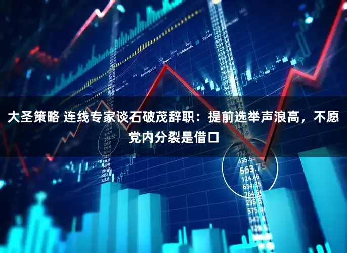 大圣策略 连线专家谈石破茂辞职：提前选举声浪高，不愿党内分裂是借口