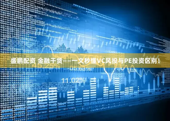 盛鹏配资 金融干货——一文秒懂VC风投与PE投资区别!